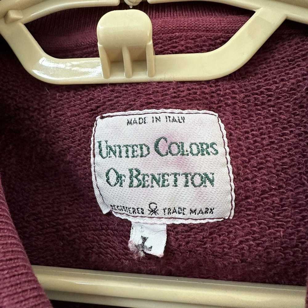 United Colors of Benetton Sweatshirt Vintage Pull… - image 7