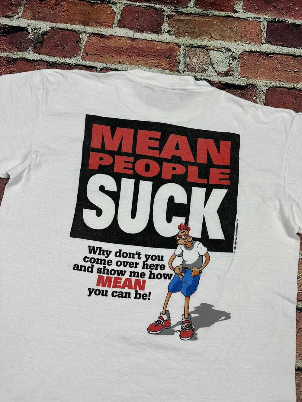 Humor × Vintage Vintage Big Johnson Mean People S… - image 3