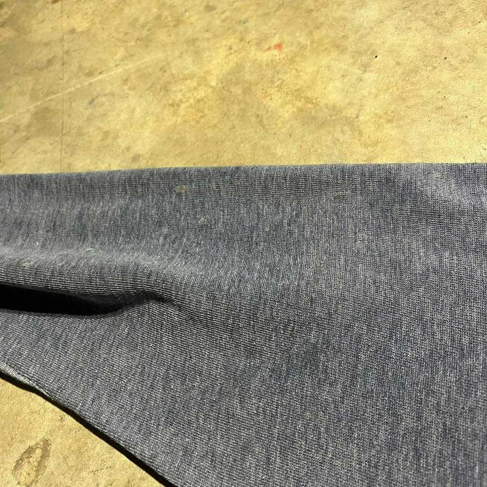 Vintage 60s Val Mark Blue/Grey Faded Blank Sweats… - image 4
