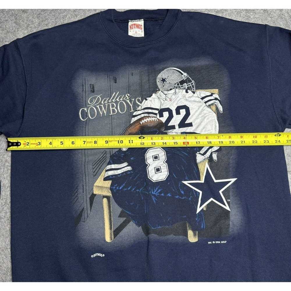 VTG 90s Nutmeg Dallas Cowboys Sweatshirt Men’s XL… - image 7