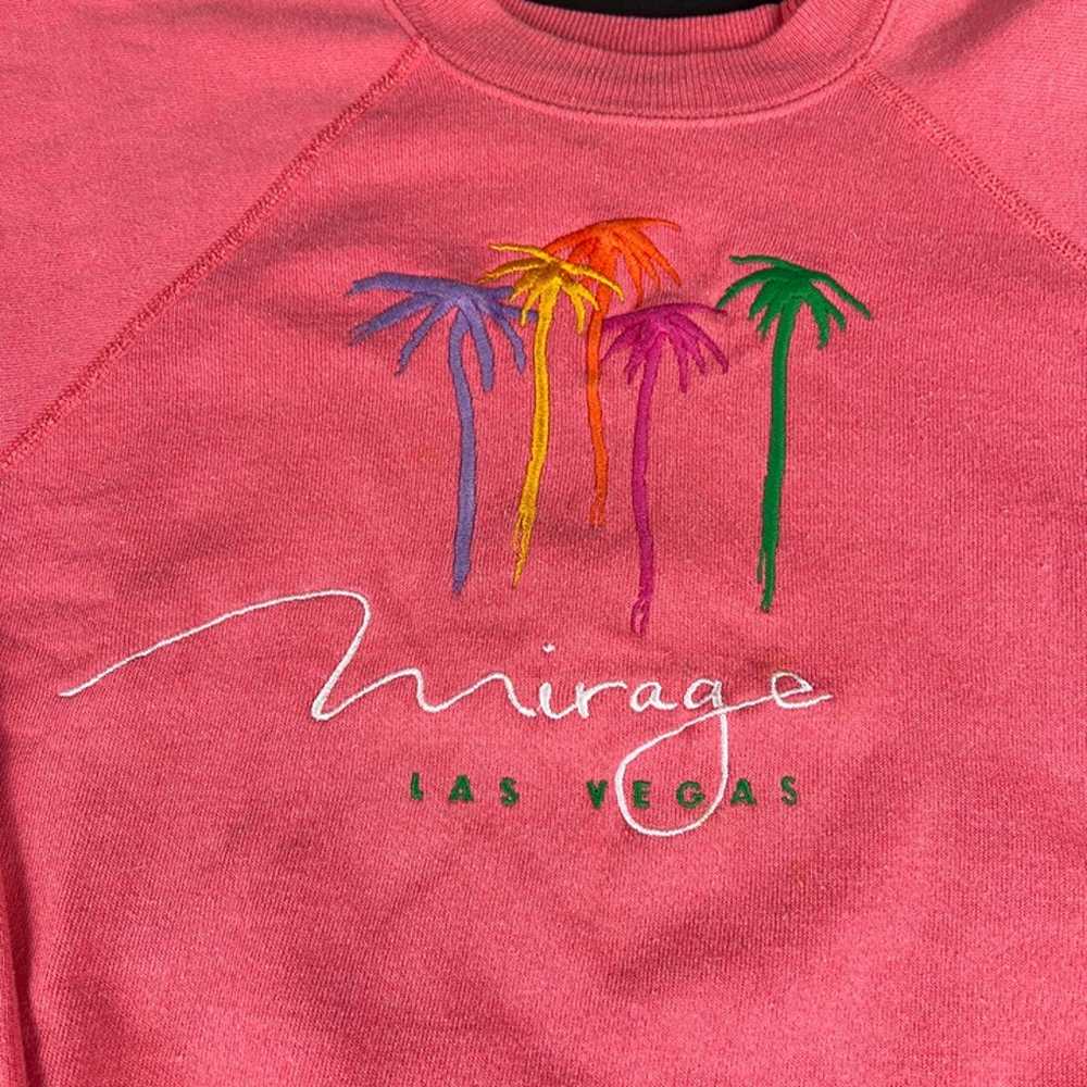 VTG 80s Mirage Casino Las Vegas Sweatshirt Extra … - image 2