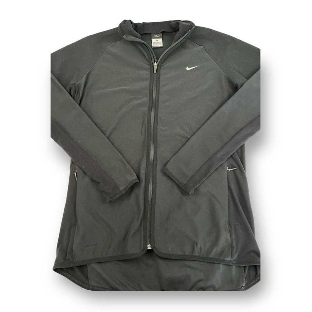 Nike Nike Full Zip Dri Fit Black Jacket Size Extr… - image 2