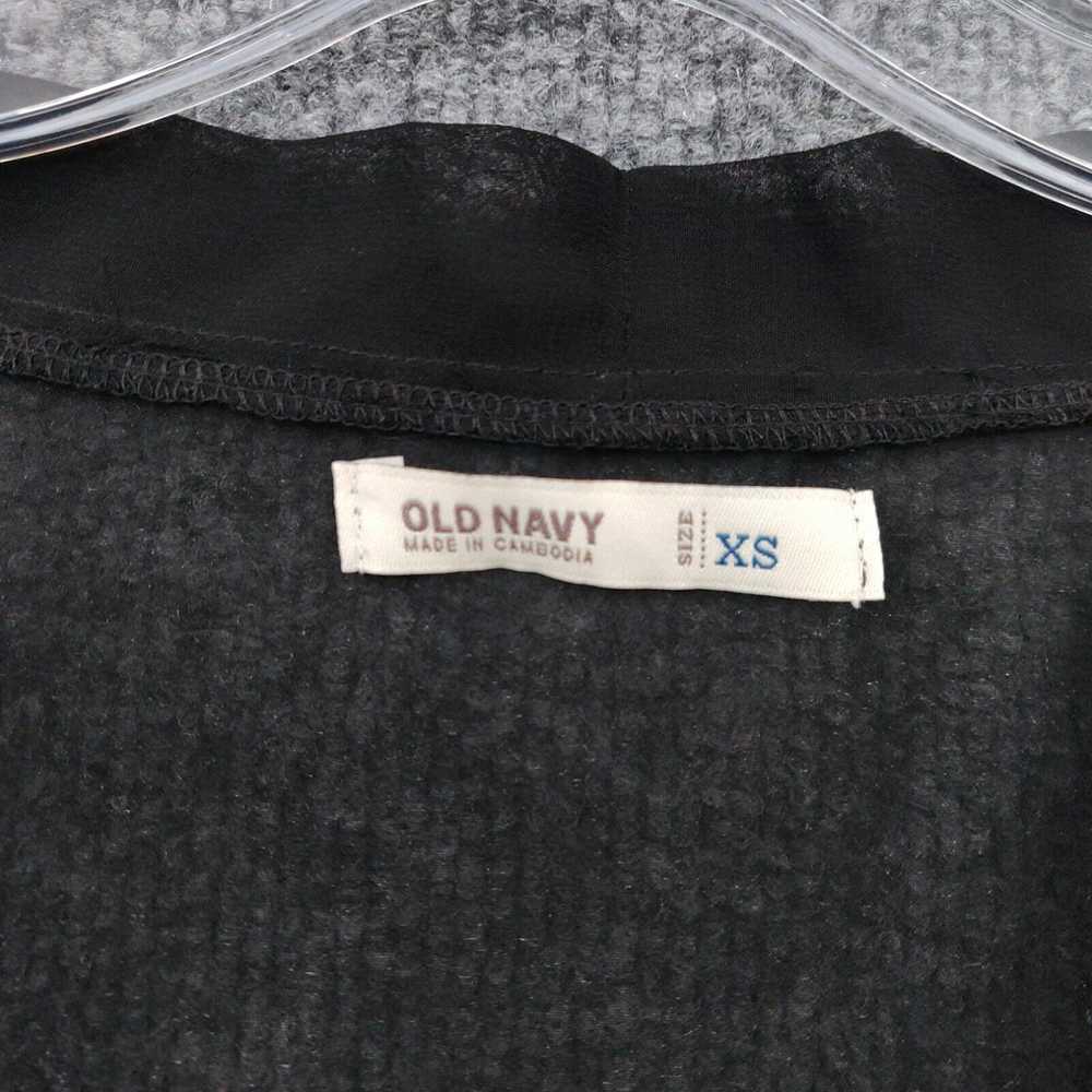 Old Navy Old Navy Blouse Womens S Black Blouson 3… - image 3