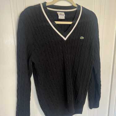 Vintage Lacoste Cable Knit Sweater