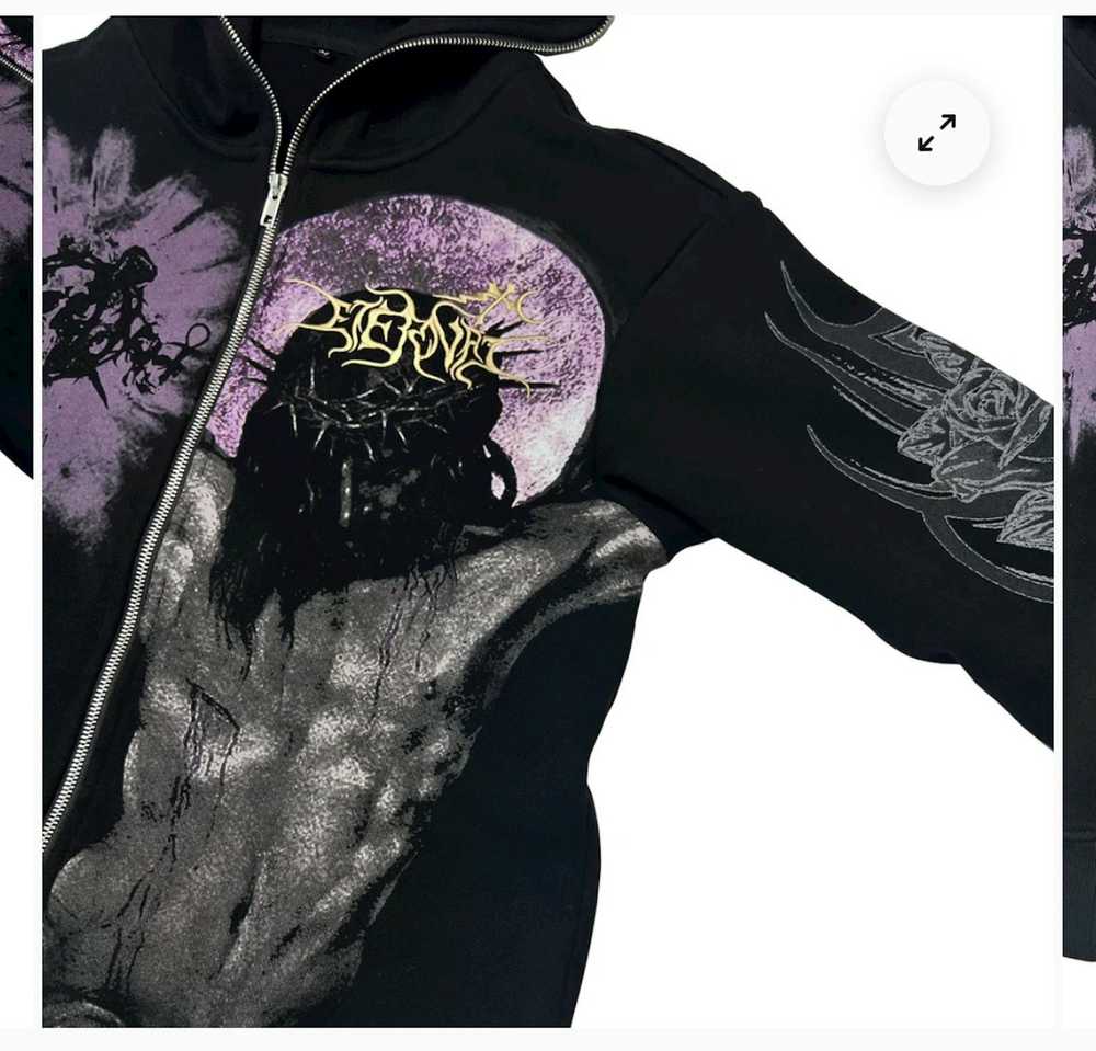 Eternal Eternal artwear jesus zip up hoodie - image 2