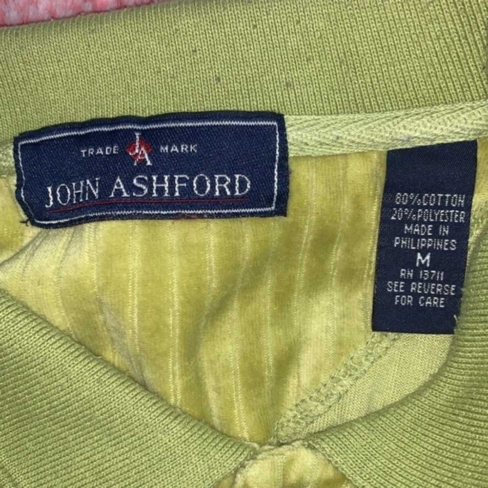 John Ashford Vintage Green Polo Sweater Dress Cas… - image 3