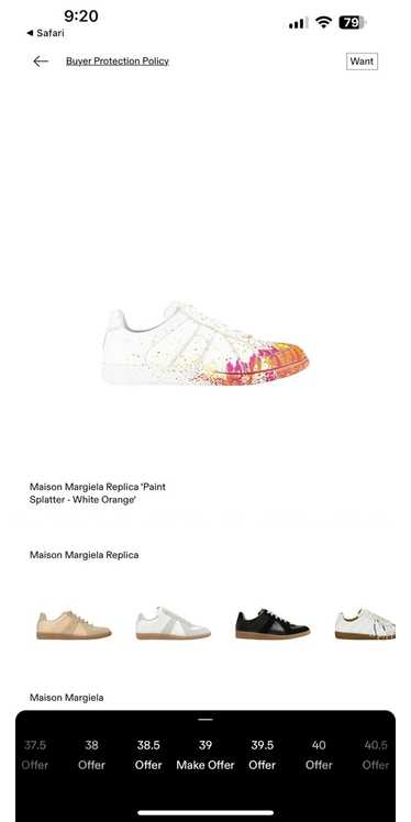 Maison Margiela Maison Margiela Paint Replica Snea