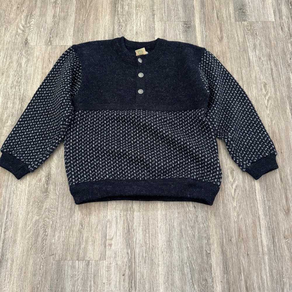 L.L. Bean vintage sweater wool size large - image 2