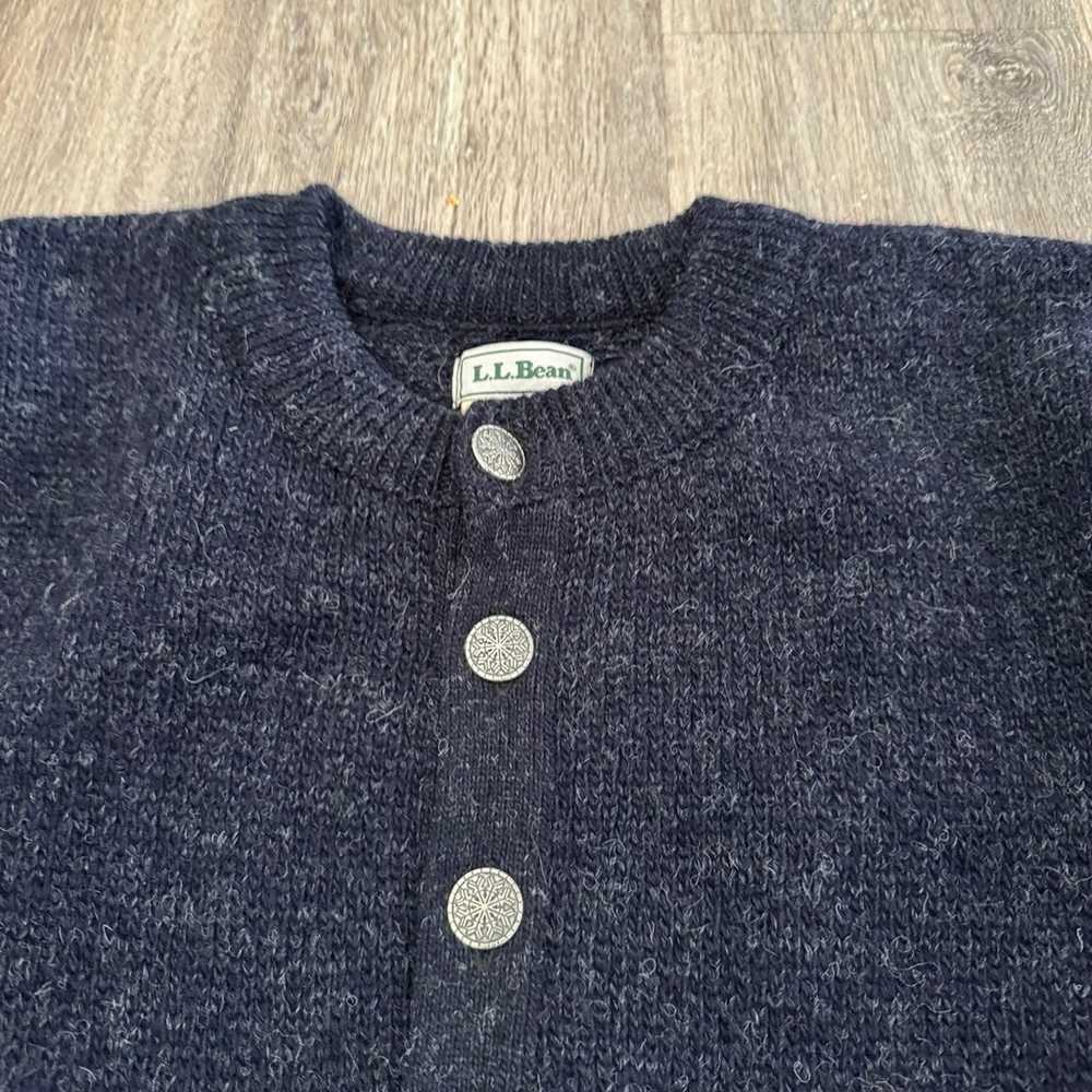 L.L. Bean vintage sweater wool size large - image 4