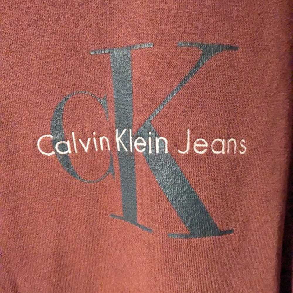 Vintage 90s Calvin Klein Jeans Essential Logo Bur… - image 2