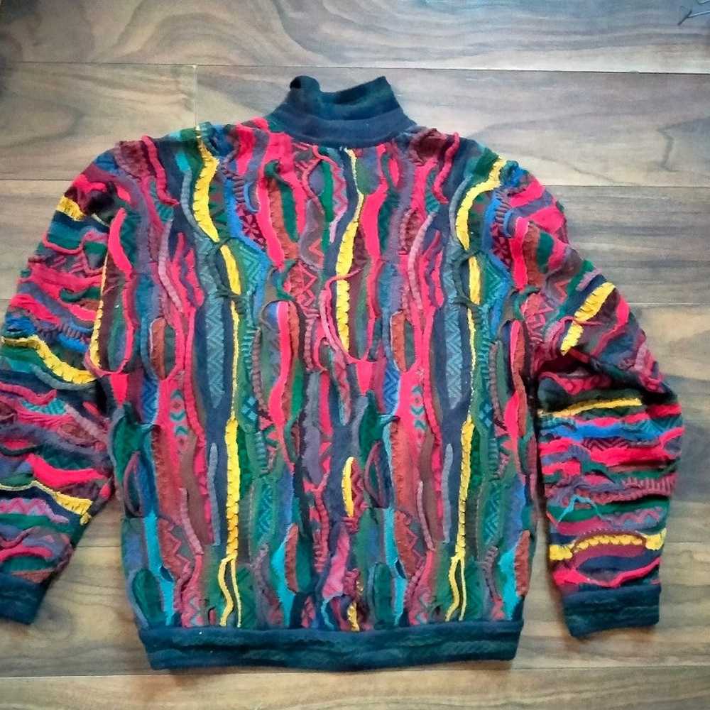 Vintage 80s Coogi Polo Sweater - image 3
