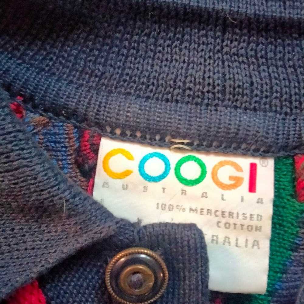 Vintage 80s Coogi Polo Sweater - image 4