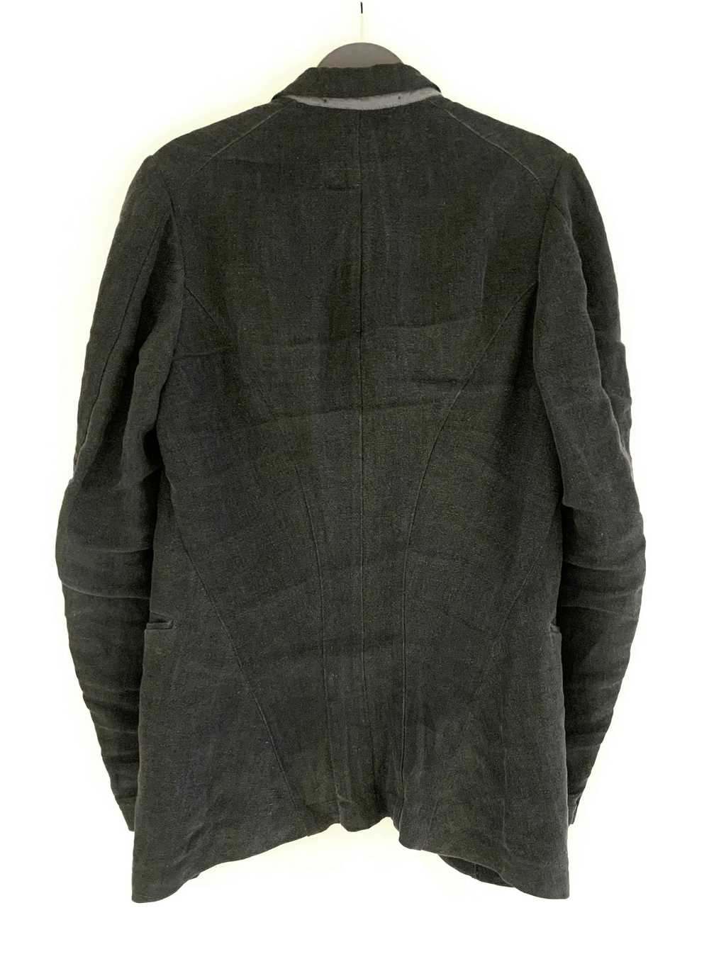 Ziggy Chen SS14 Linen Lyocell Blazer Jacket Gray - image 2