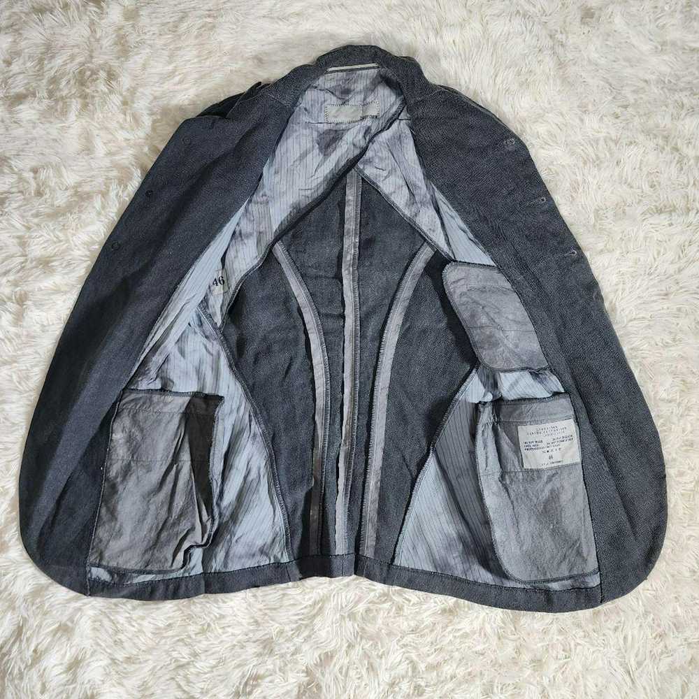 Ziggy Chen SS14 Linen Lyocell Blazer Jacket Gray - image 9