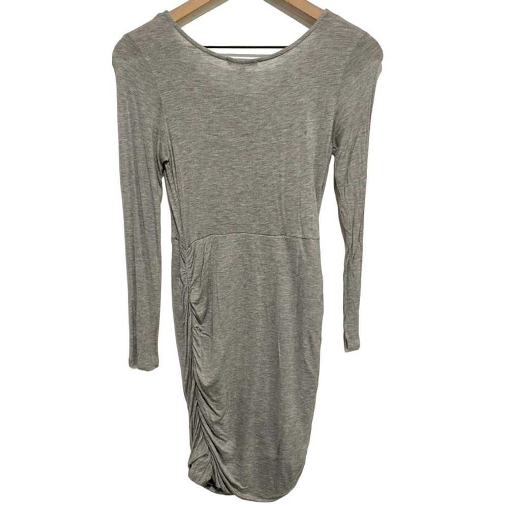 Other Charlotte Russe Gray Ruched Bodycon Dress S… - image 6