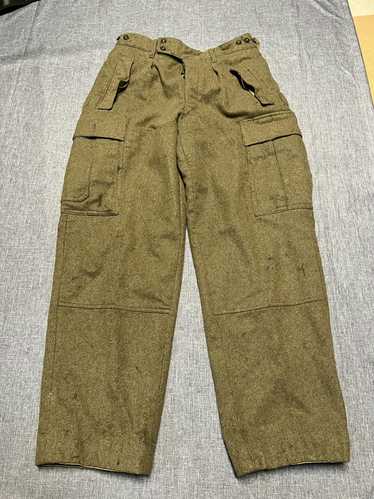 Vintage 60s MILITARY ARMY cheapest Fatique Wool Army Heavy Pant