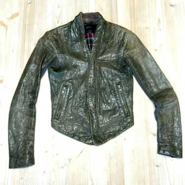 Veda Veda Slick Leather Jacket - image 1