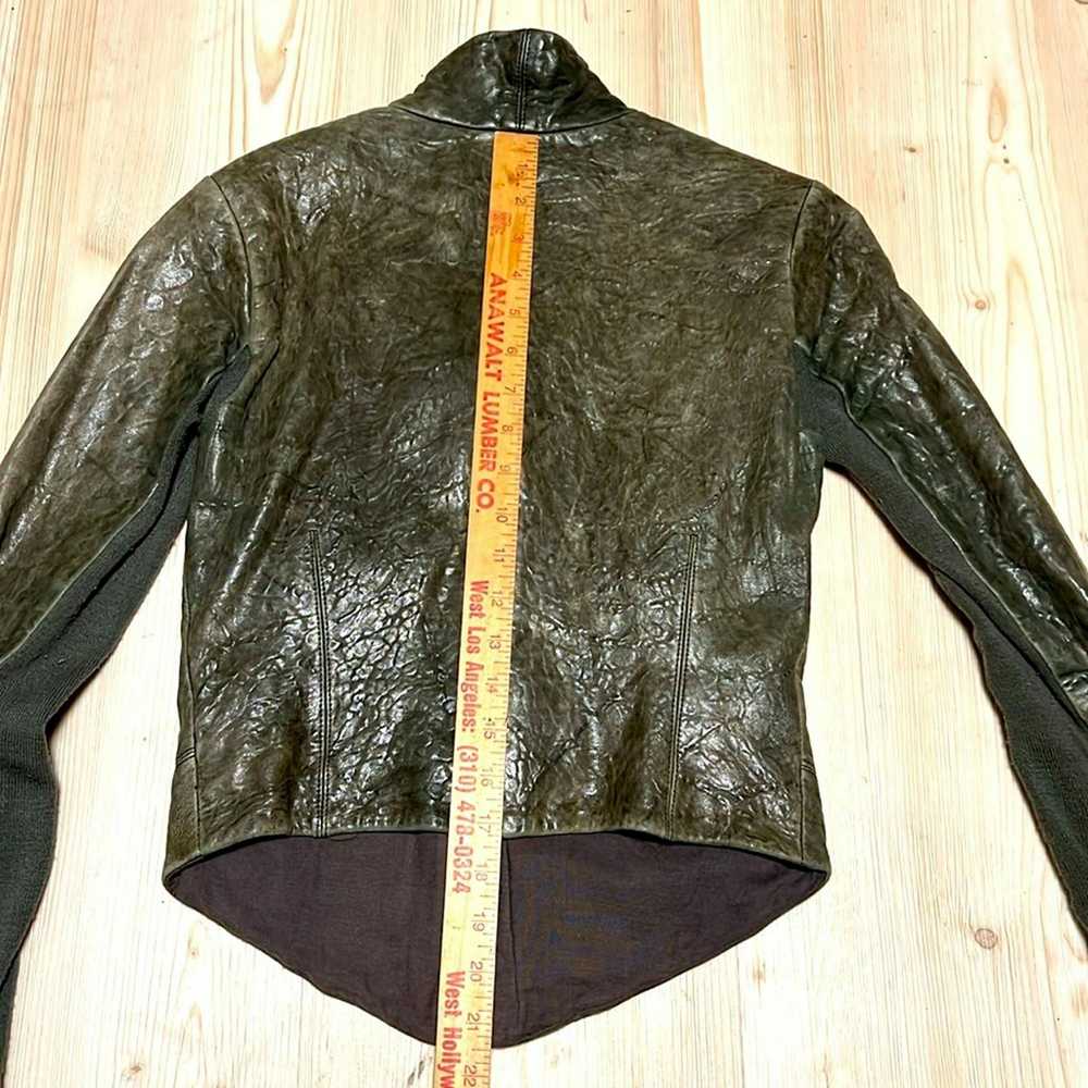 Veda Veda Slick Leather Jacket - image 7