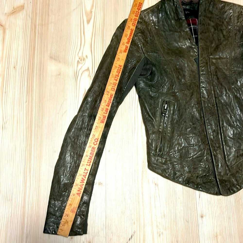 Veda Veda Slick Leather Jacket - image 9