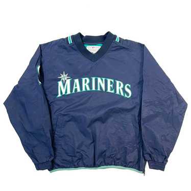 MLB Seattle Mariners MLB Navy Training Top Jacket… - image 1