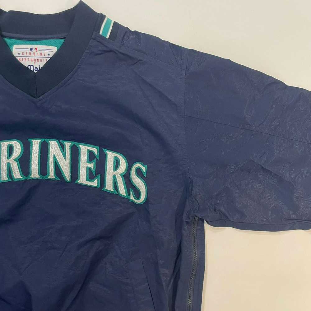 MLB Seattle Mariners MLB Navy Training Top Jacket… - image 2