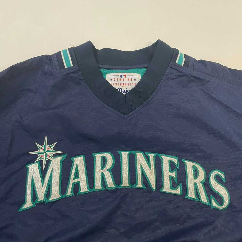 MLB Seattle Mariners MLB Navy Training Top Jacket… - image 3