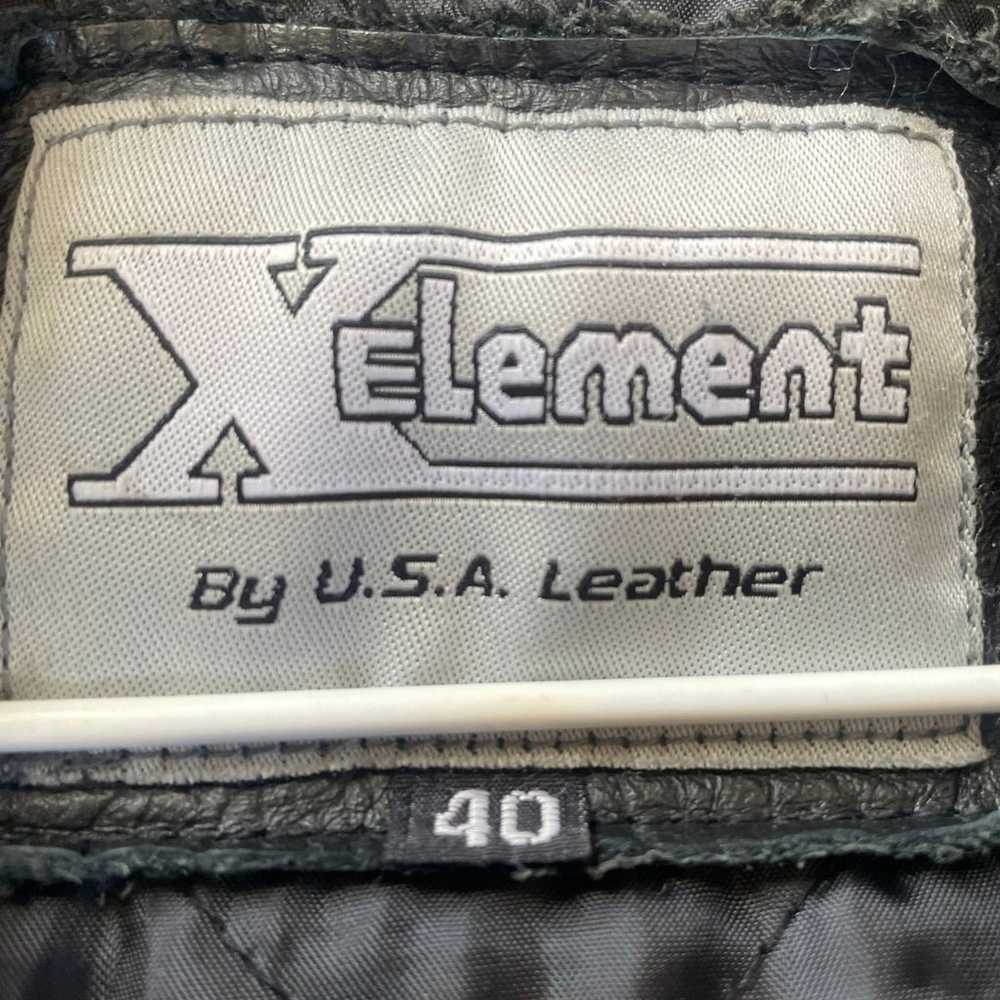 Vintage X-Element Leather Jacket - image 2