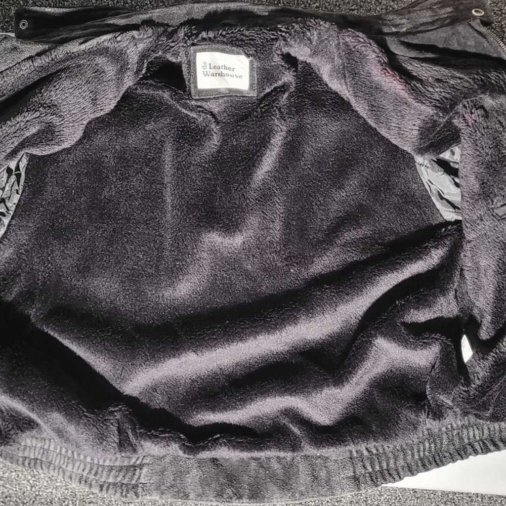 Black 100% Ginuine Leather Jacket. Size-Medium. - image 3