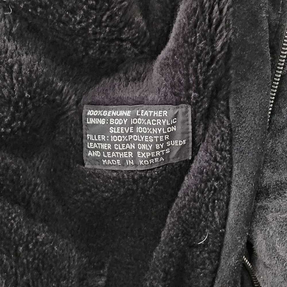 Black 100% Ginuine Leather Jacket. Size-Medium. - image 4