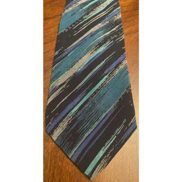 Bachrach Bachrach, Green, Blue, Black, All Silk, … - image 1