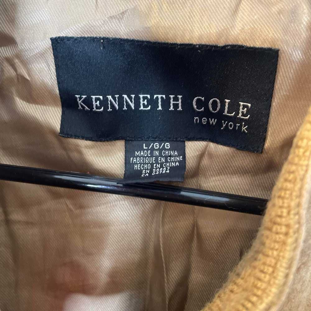 Vintage 100% leather, Kenneth Cole jacket size la… - image 6