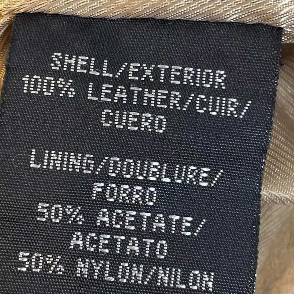 Vintage 100% leather, Kenneth Cole jacket size la… - image 7