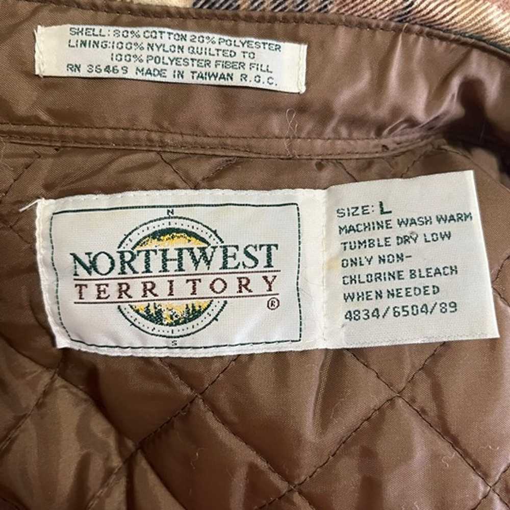 Northwest Territory Flannel Shirt Coat Jacket Ins… - image 6