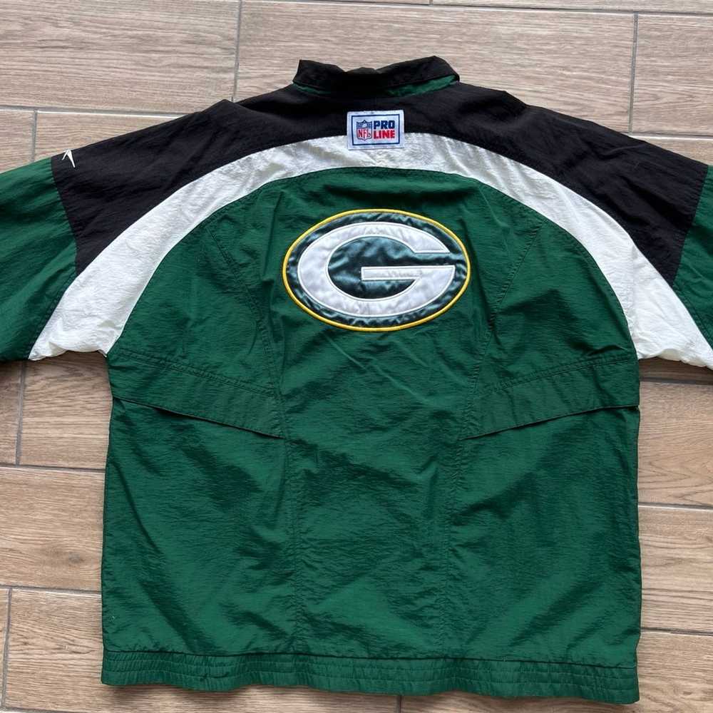 Vintage 90s Green Bay Packers ProLine Reebok Jack… - image 2