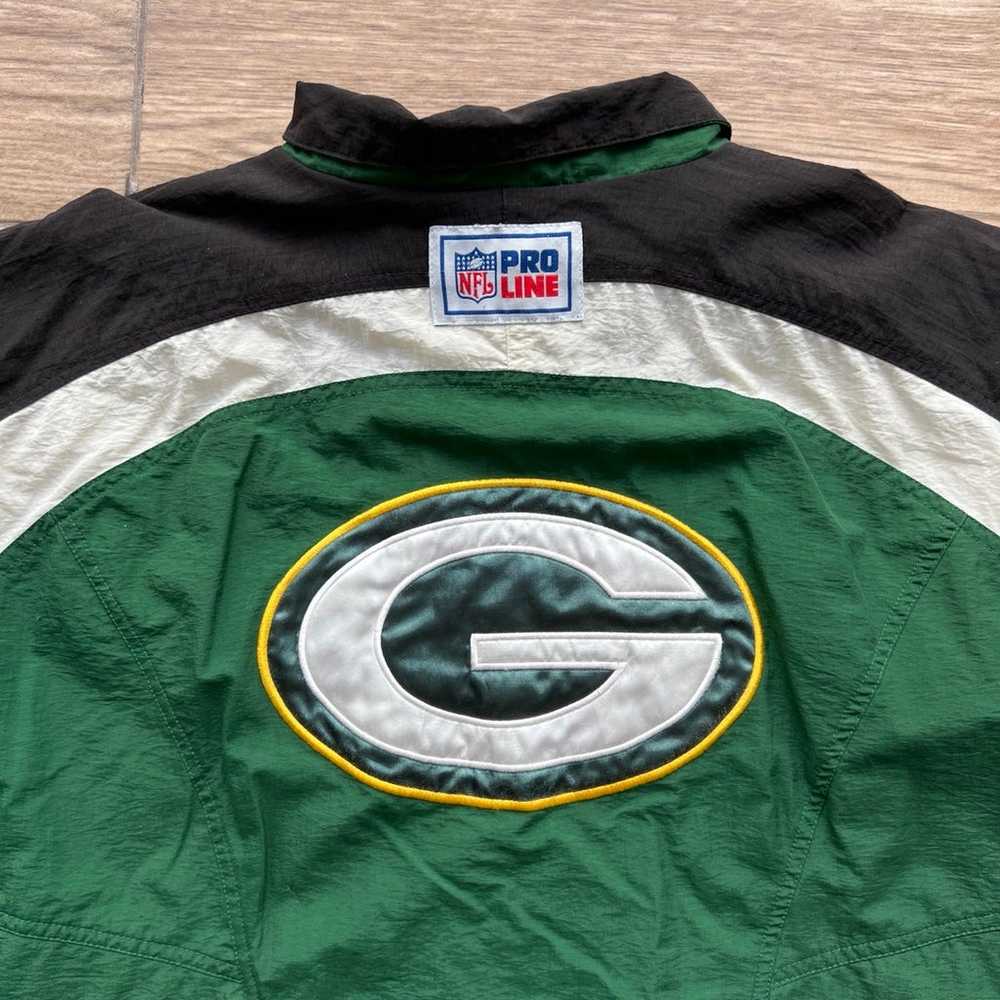 Vintage 90s Green Bay Packers ProLine Reebok Jack… - image 4
