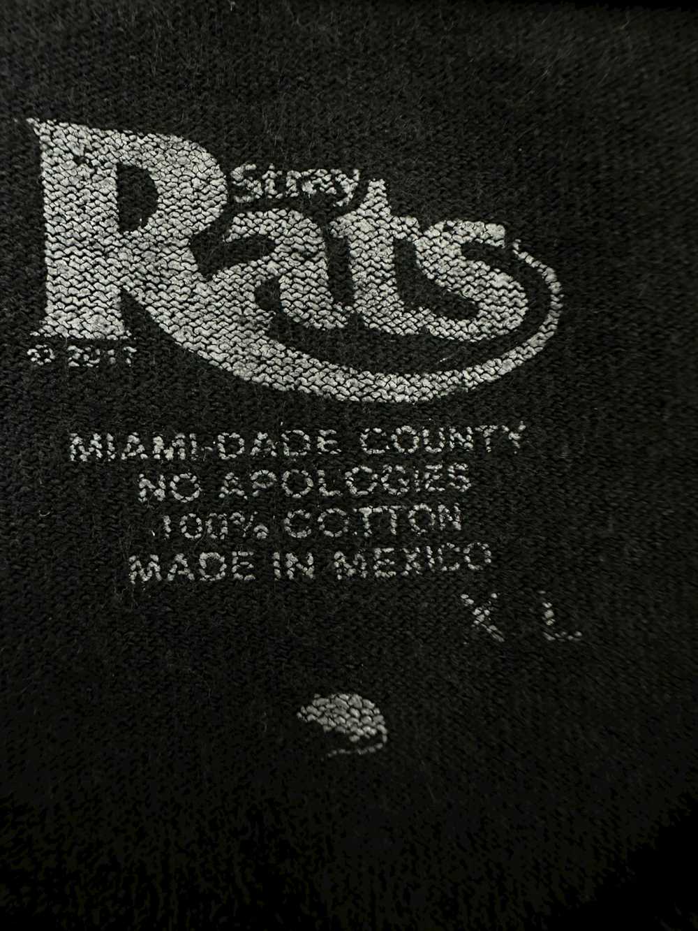 Stray Rats Stray Rats Ratgirl Black + Red Logo Te… - image 5