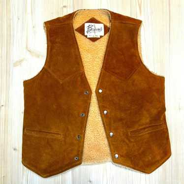 Vintage Vintage Suede Vest By Berman’s Leather Ex… - image 1