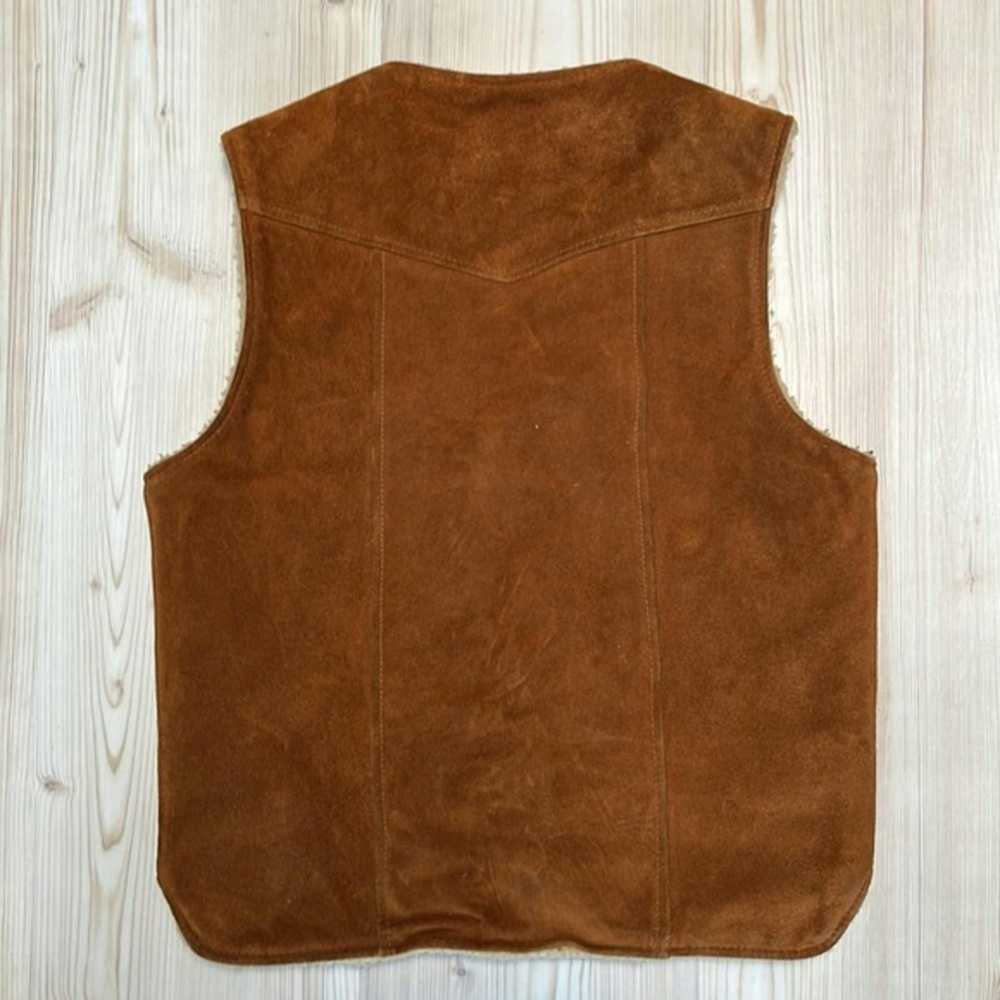 Vintage Vintage Suede Vest By Berman’s Leather Ex… - image 3