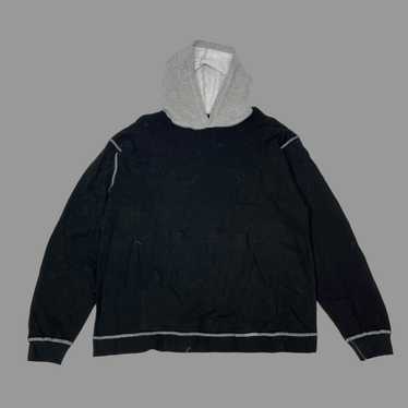 Blank × Vintage Vintage 90s blank thermal hoodie - image 1