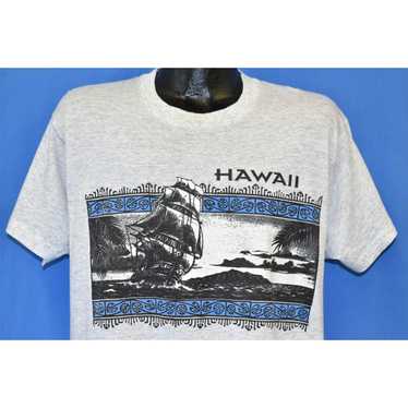 Screen Stars vtg 80s HAWAII TALL SHIP SAILING OCEA