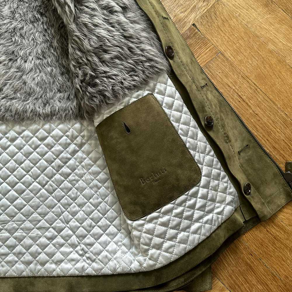 Berluti × Haider Ackermann FW18 Khaki Suede Jacke… - image 11