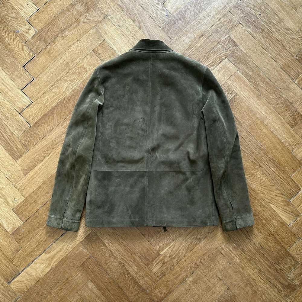 Berluti × Haider Ackermann FW18 Khaki Suede Jacke… - image 2