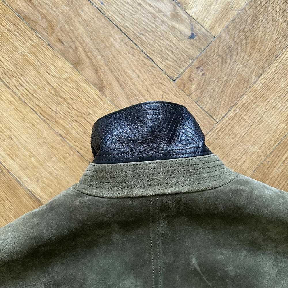 Berluti × Haider Ackermann FW18 Khaki Suede Jacke… - image 8
