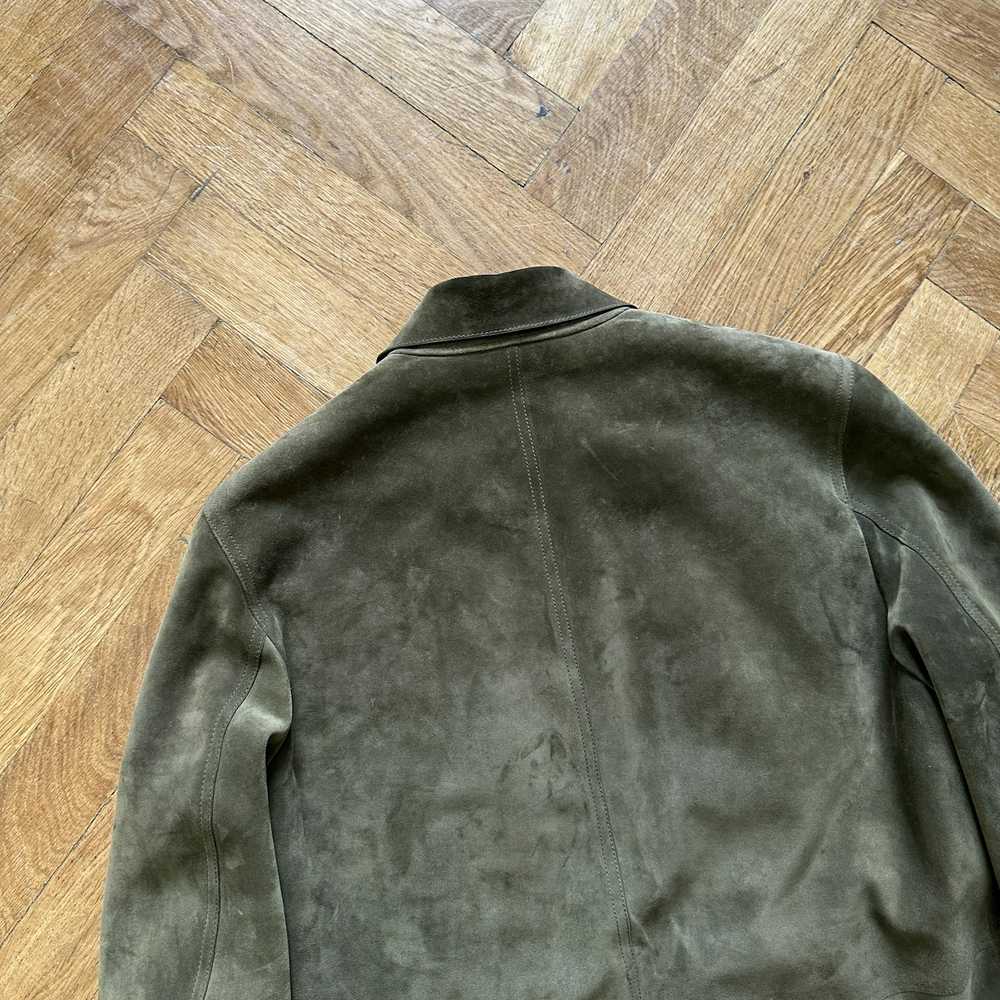 Berluti × Haider Ackermann FW18 Khaki Suede Jacke… - image 9