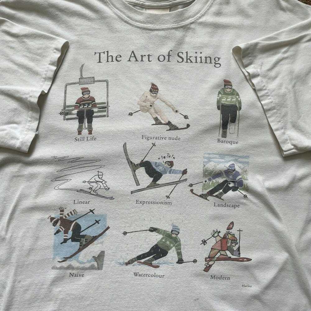 Art × Vintage Vintage The Art Of Skiing Art T-Shi… - image 2