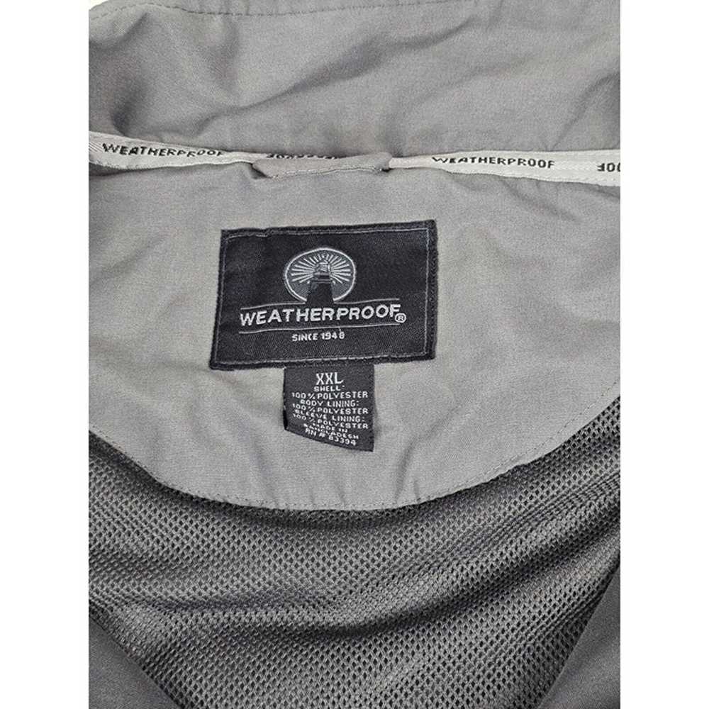 Vintage Weatherproof Jacket Men's Size 2XL Grey F… - image 3