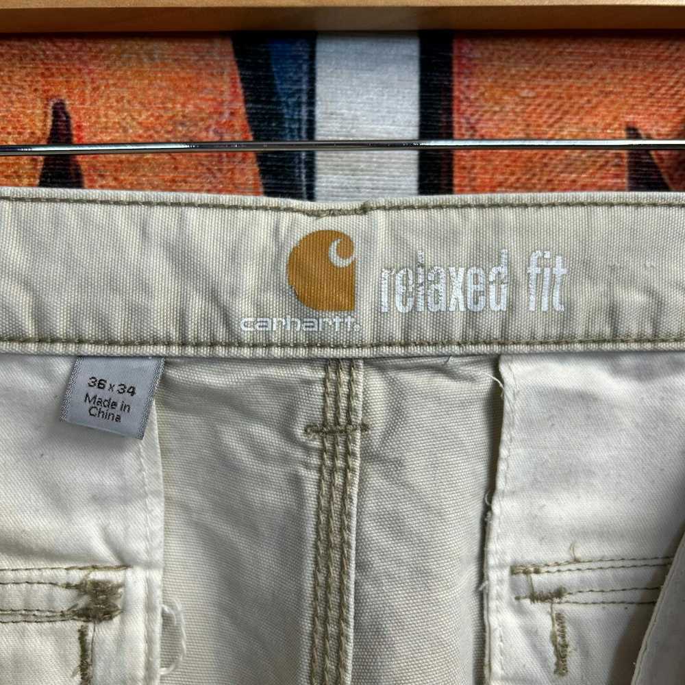 Carhartt Carhartt Khaki Cargo Pants Size 36” - image 3