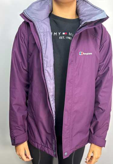 Vintage Berghaus AQ2 purple quilted shell Jacket/C