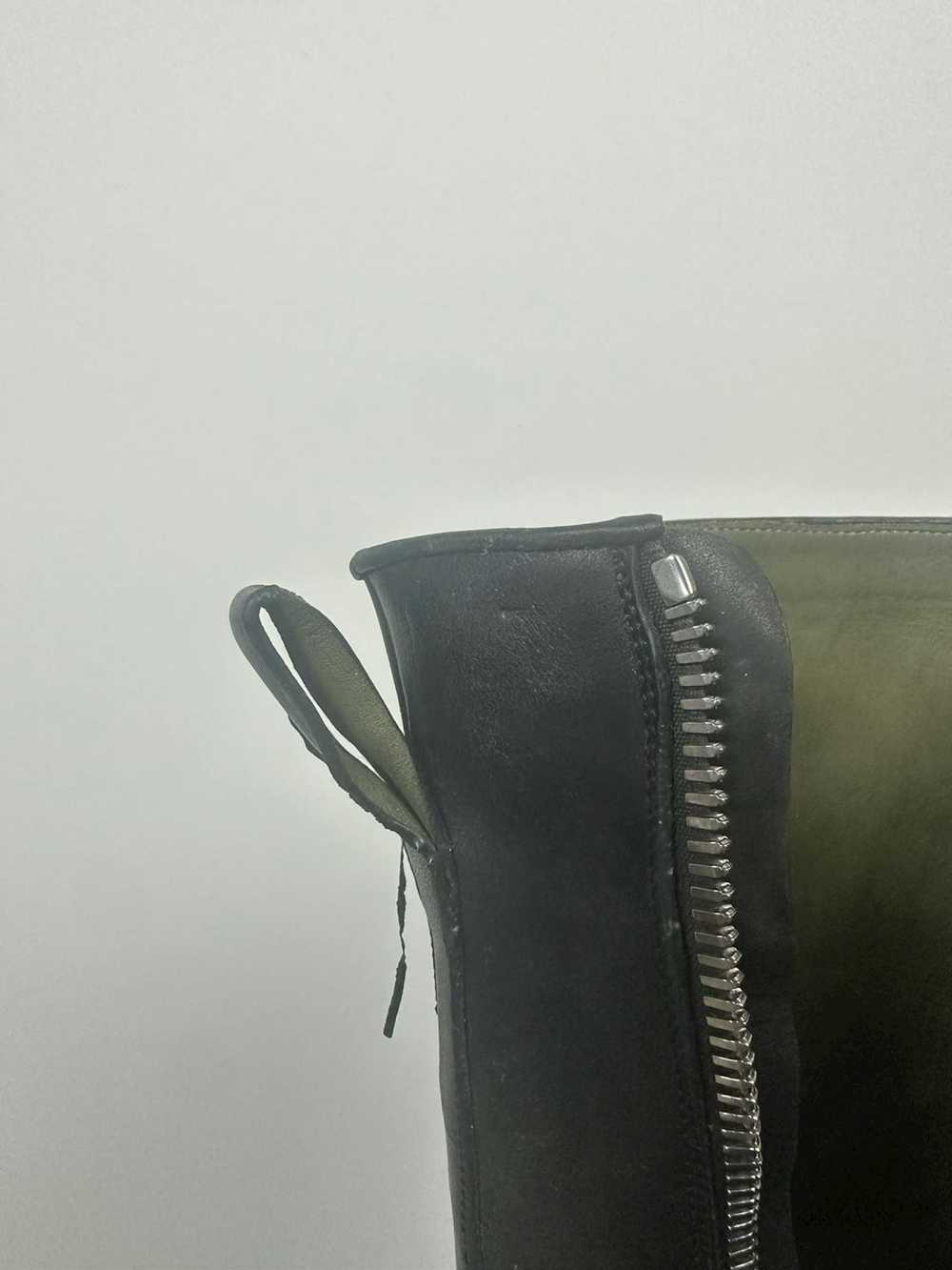 Rick Owens SS19 ‘BABEL’ Square Toe Wedge Boots - image 9