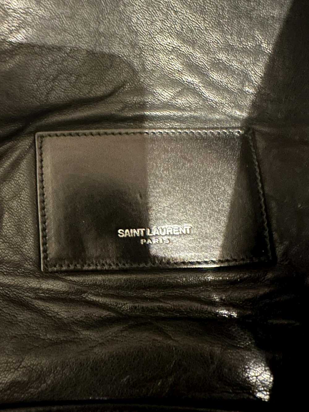 Saint Laurent Paris Saint Laurent Leather Multi-Z… - image 9